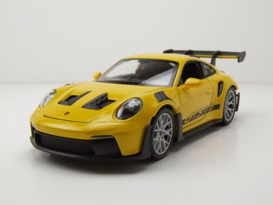 Welly Porsche 911 (992) GT3 RS - Yellow 1:24 Modell