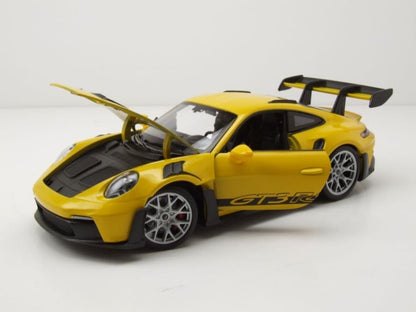 Welly Porsche 911 (992) GT3 RS - Yellow 1:24 Modell