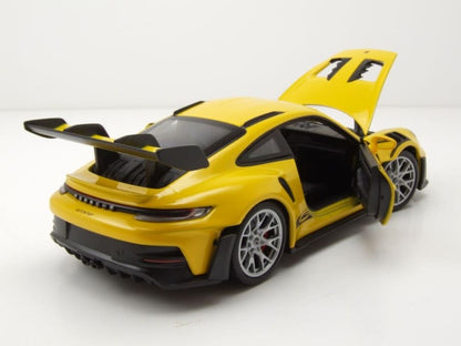 Welly Porsche 911 (992) GT3 RS - Yellow 1:24 Modell