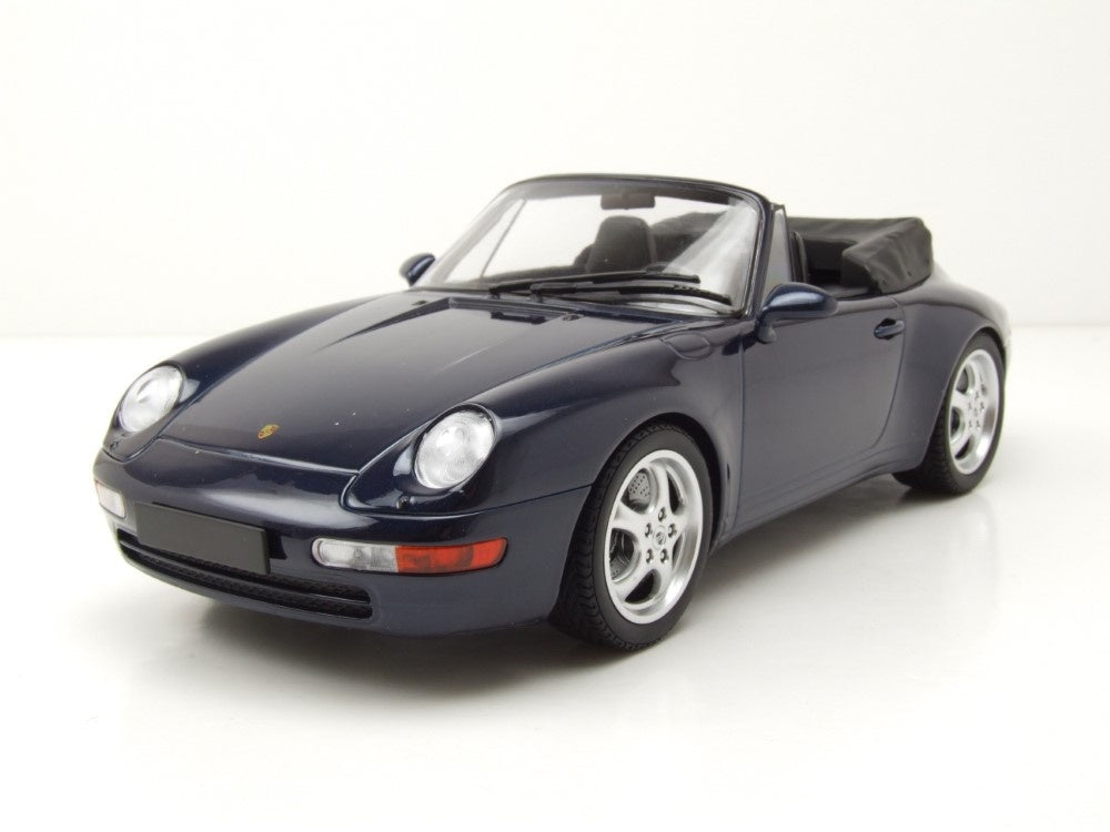 Minichamps Porsche 911 (993) Cabriolet 1994 - Blue Metallic 1:18 Model