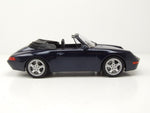 Minichamps Porsche 911 (993) Cabriolet 1994 - Blue Metallic 1:18 Model