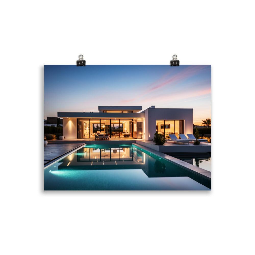 Poster mit mattem Papier "Opulent Estates" - Artexio