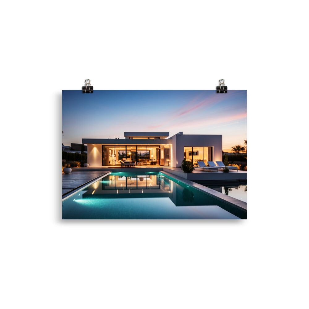 Poster mit mattem Papier "Opulent Estates" - Artexio