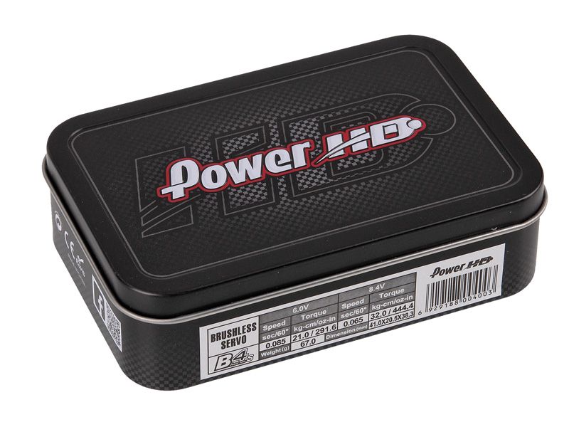 Power HD Brushless B4S Premium Digital Servo HV 8.4V 0.065sec 32kg