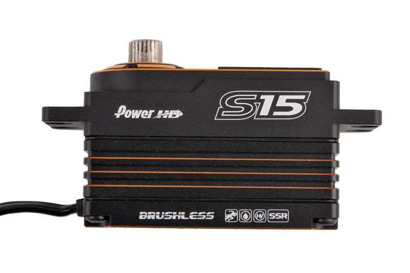 Power HD Brushless Low Profile Digital Servo  S15 Black Golden