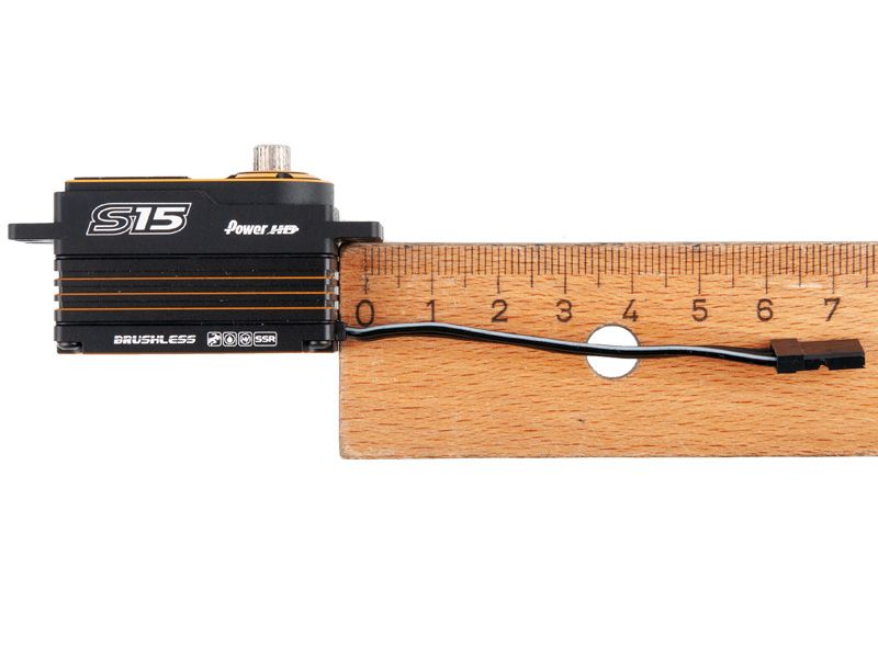Power HD Brushless Low Profile Digital Servo  S15 Black Golden