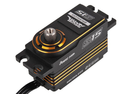 Power HD Brushless Low Profile Digital Servo  S15 Black Golden