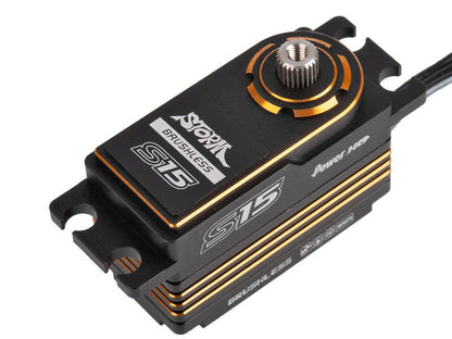 Power HD Brushless Low Profile Digital Servo  S15 Black Golden