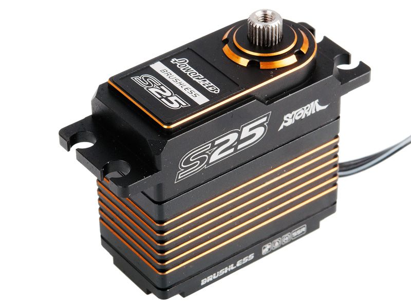 Power HD Brushless Premium Digital Servo # S25 Black Golden