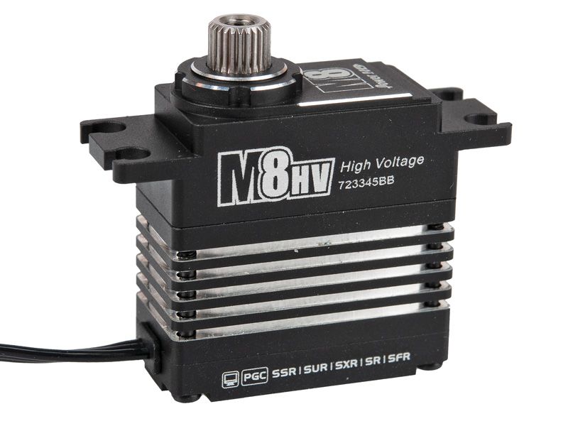 Power HD Coreless Digital HV Servo M8 mit 8.4V 8.5kg-cm 0.058sec