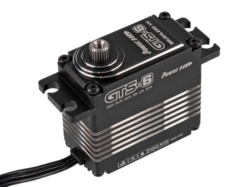 Power HD GTS-6 HV Brushless Servo mit Aluminiumgehäuse 8.4V 60kg 0.07sec