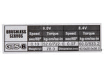 Power HD GTS-6 HV Brushless Servo mit Aluminiumgehäuse 8.4V 60kg 0.07sec