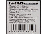 Power HD Waterproof Digital Crawler Servo LW - 13MG
