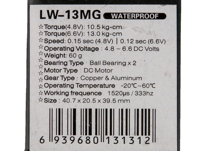 Power HD Wasserdichtes Digital Crawler Servo  LW - 13MG