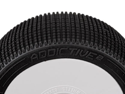 Procircuit Komplettrad ADDICTIVE V2 1:8 Buggy RC Reifen  S1 Super Soft