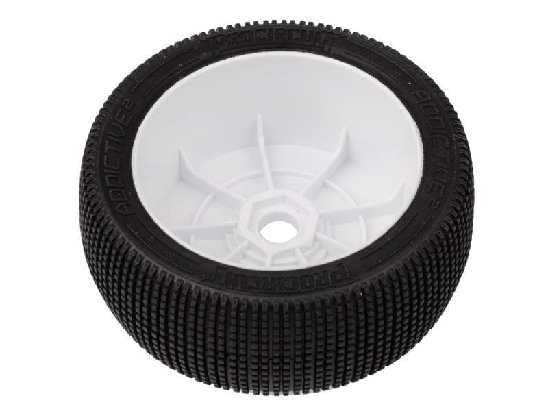 Procircuit Komplettrad ADDICTIVE V2 1:8 Buggy RC Reifen  S1 Super Soft