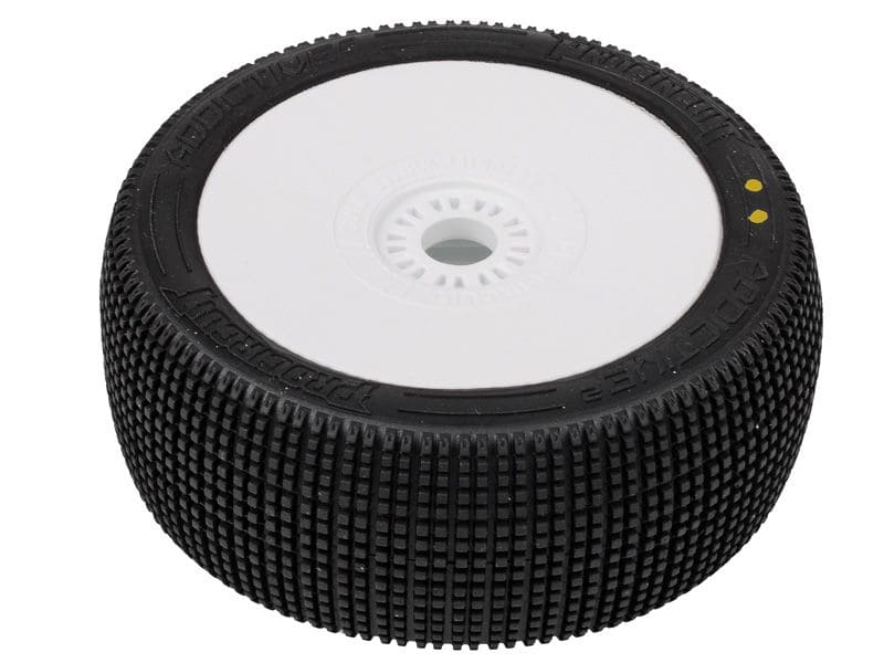 Procircuit Komplettrad ADDICTIVE V2 1:8 Buggy RC Reifen  S2 Soft