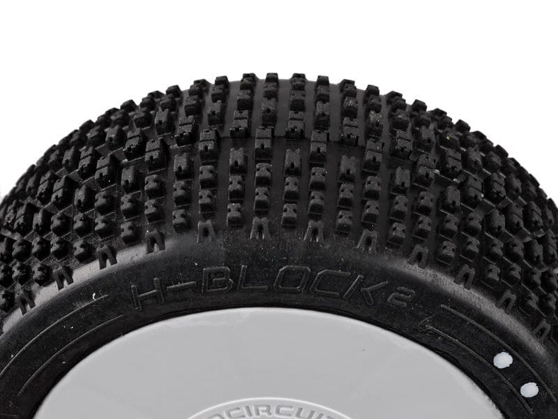Procircuit Komplettrad H-BLOCK V2 1:8 Buggy RC Reifen # S1 Super Soft