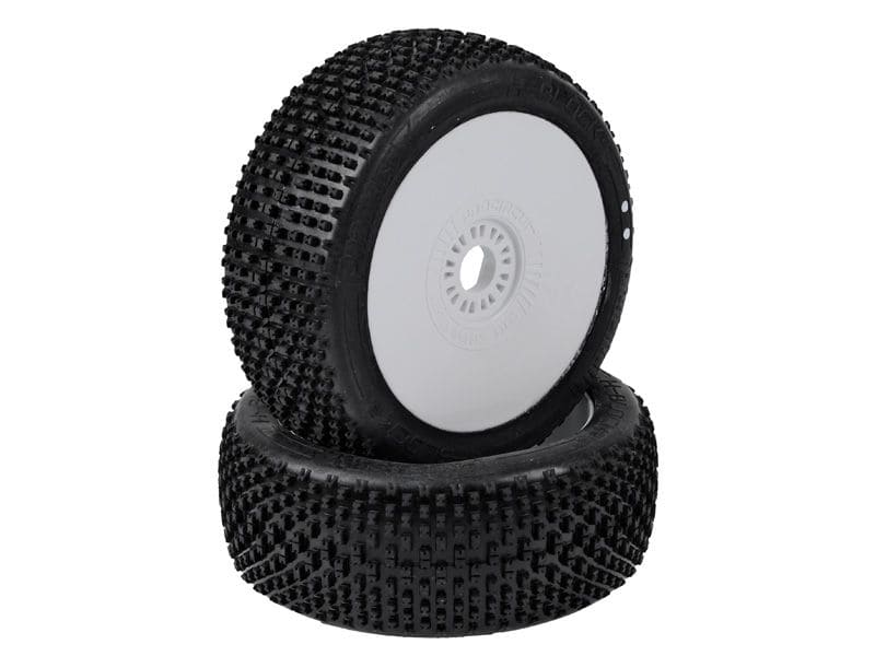 Procircuit Komplettrad H-BLOCK V2 1:8 Buggy RC Reifen # S1 Super Soft