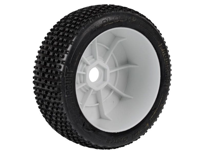 Procircuit Komplettrad H-BLOCK V2 1:8 Buggy RC Reifen # S1 Super Soft