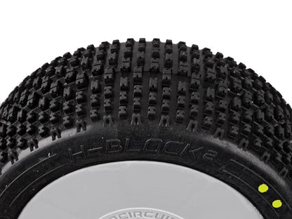 Procircuit Komplettrad H-BLOCK V2 1:8 Buggy RC Reifen # S2 Soft