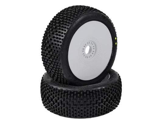 Procircuit Komplettrad H-BLOCK V2 1:8 Buggy RC Reifen # S2 Soft