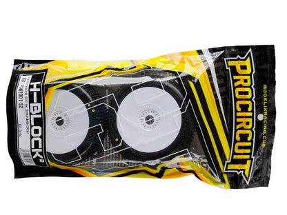 Procircuit Komplettrad H-BLOCK V2 1:8 Buggy RC Reifen # S2 Soft
