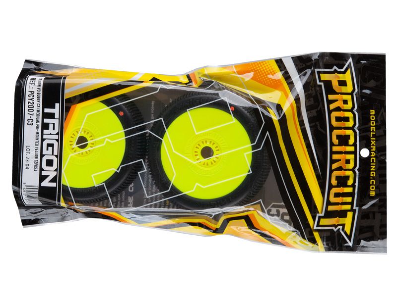 Procircuit Komplettrad TRIGON V3 1:8 Buggy RC Reifen  C3 Medium