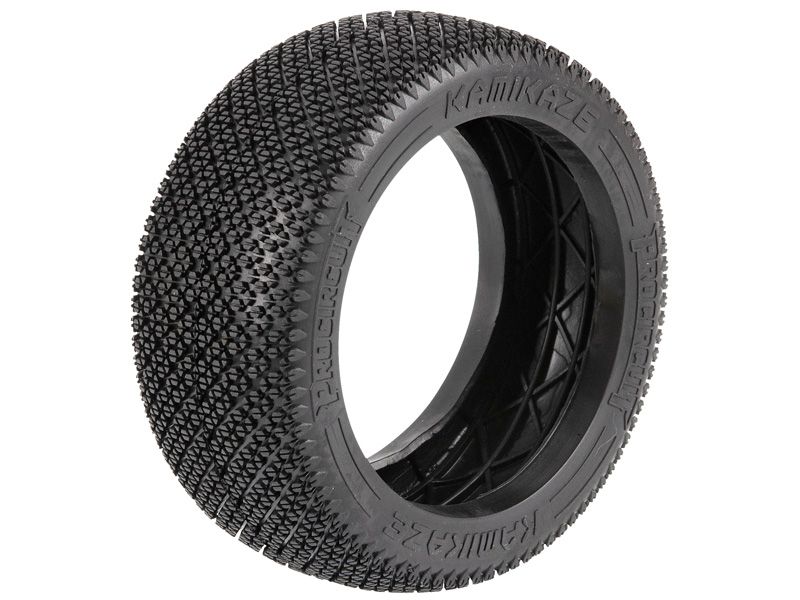 Procircuit Reifen "KAMIKAZE V2-K1" unverklebt 1:8 Buggy # Clay Super Soft