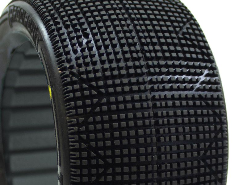 Procircuit Reifen "TRIGON" inkl. Einlagen unverklebt 1:8 Truggy  C2 Soft