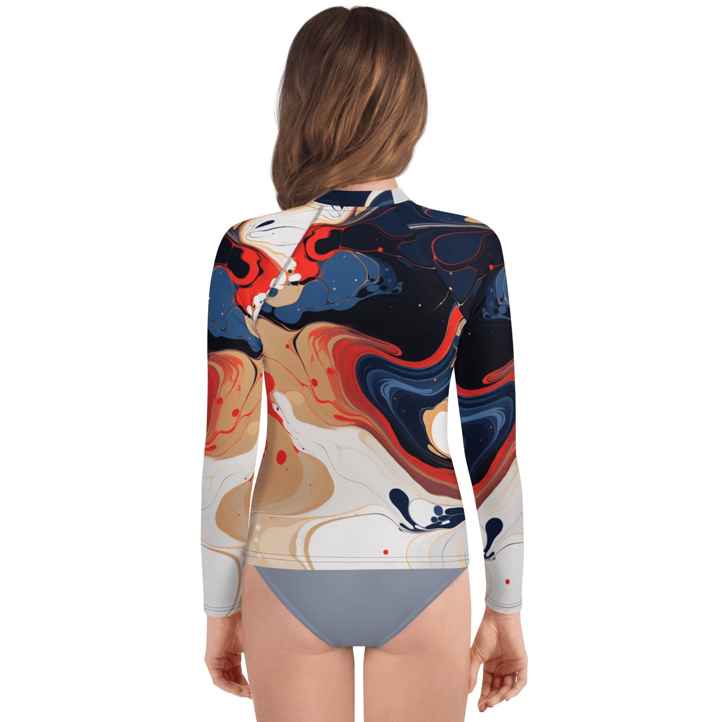 Rash Guard für Jugendliche "Color Swirl" - Artexio