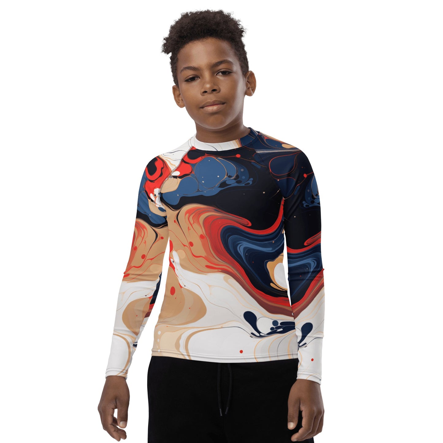 Rash Guard für Jugendliche "Color Swirl" - Artexio