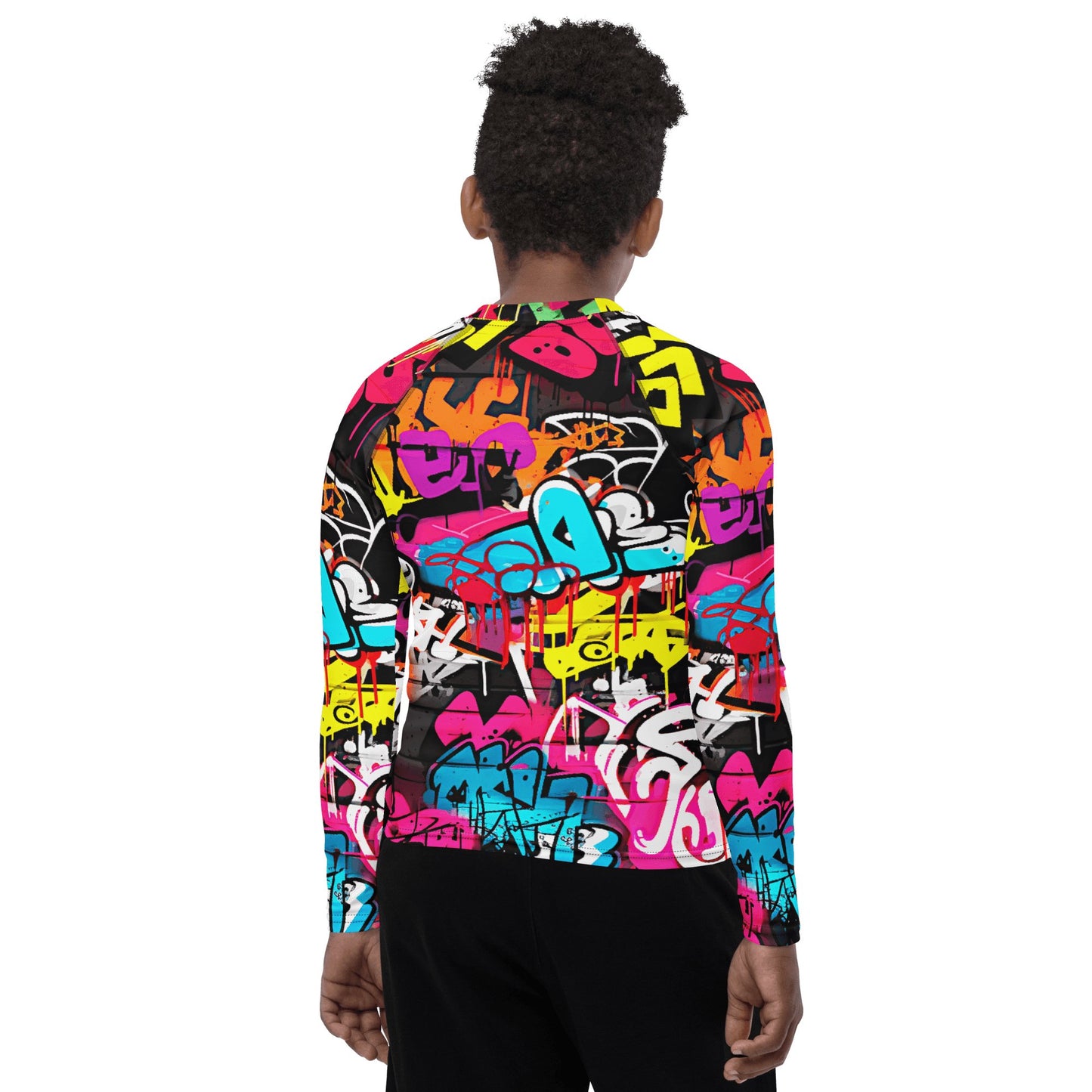 Rash Guard für Jugendliche "Graffiti" - Artexio