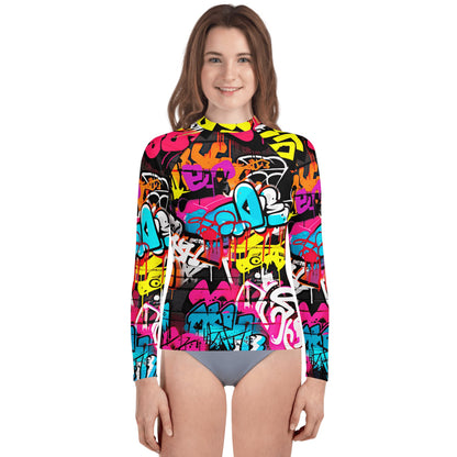 Rash Guard für Jugendliche "Graffiti" - Artexio