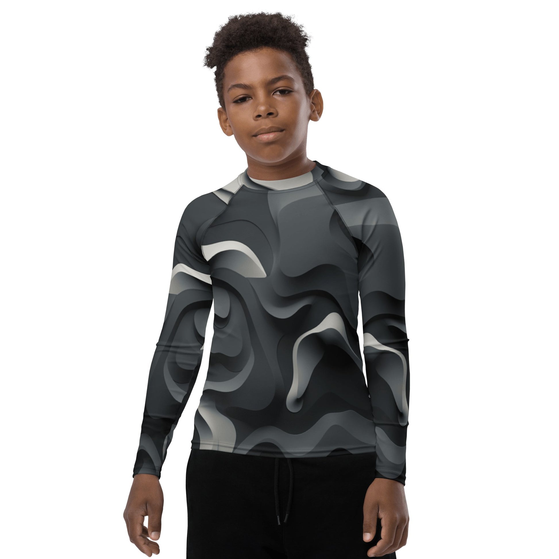 Rash Guard für Jugendliche "Monochrome Flow" - Artexio