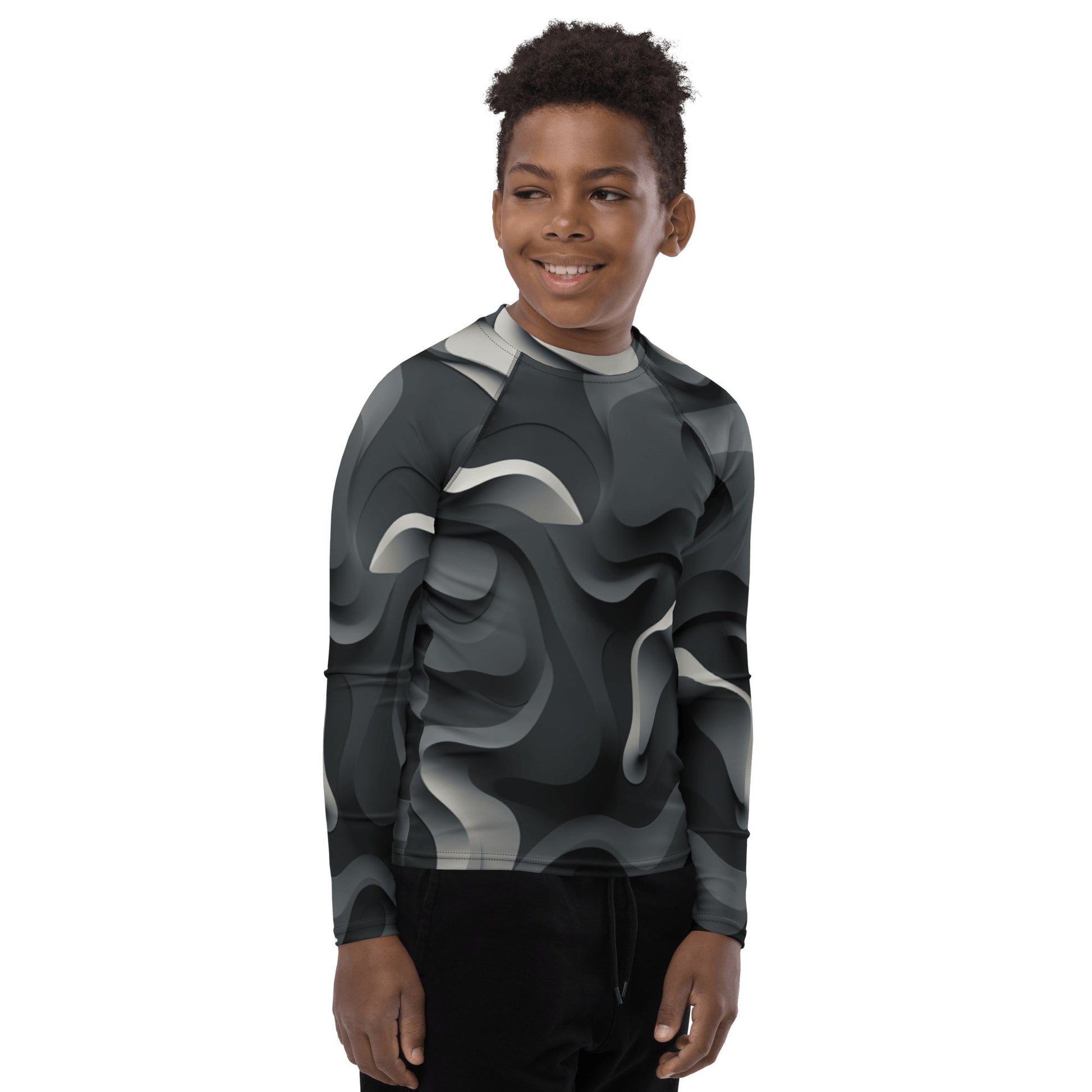 Rash Guard für Jugendliche "Monochrome Flow" - Artexio