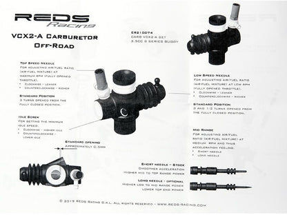 REDS Racing Buggy 521 Sport RC Nitro Motor tuned by Mario Rossi Race Combo