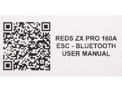 REDS Racing ZX Competition 1:10 Brushlessregler GEN2 Pro 160A inkl. Bluetooth Modul