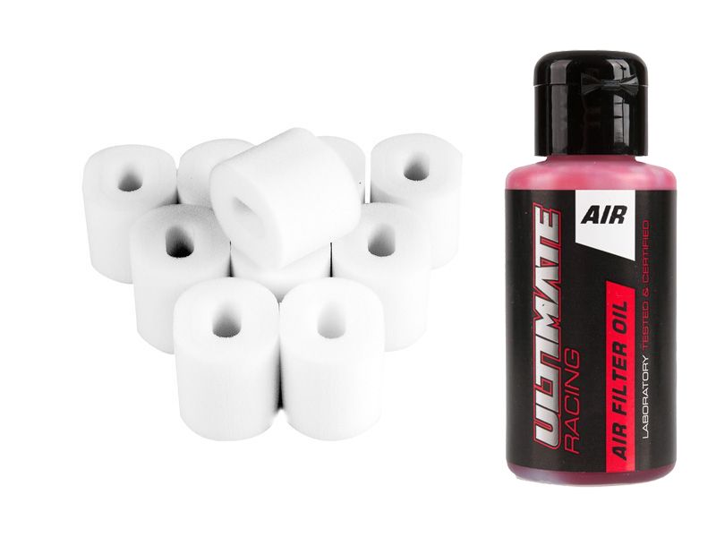 RT Luftfilterschaumstoff (10) mit Öl für Kyosho MP9