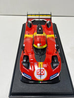 Bburago Ferrari 499P 2025 #50 Fuoco Nielsen Molina 24h Le Mans 1:18 Modell
