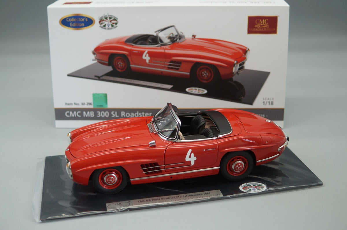 CMC Modelcars Mercedes-Benz 300 SL Roadster Classic Gala 2026 - Red 1:18 Modell