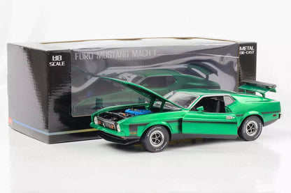 Autoworld Ford Mustang Mach 1 1971 - Grabber Green 1:18 Modell - Artexio