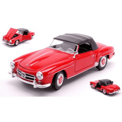 Welly Mercedes 190 SL (W121) 1955 - Red 1:24 Modell