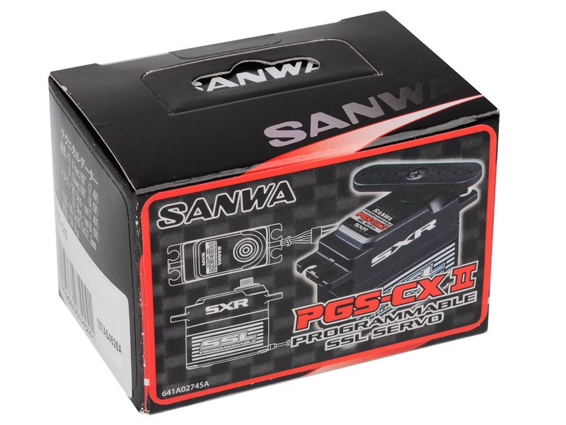 Sanwa PGS-CX V2 High Torque Type Servo 0,11sec/26,5kg für 1:8 Offroad