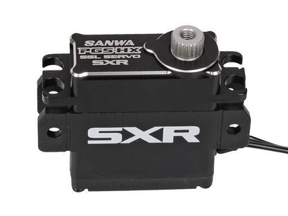 Sanwa PGS-HR Mini Digital Servo 0,10sec/5,8kg mit Aluminium Obergehäuseteil für 1:12 Onroad