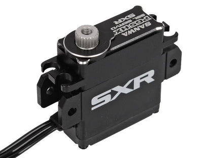 Sanwa PGS-HR Mini Digital Servo 0,10sec/5,8kg mit Aluminium Obergehäuseteil für 1:12 Onroad