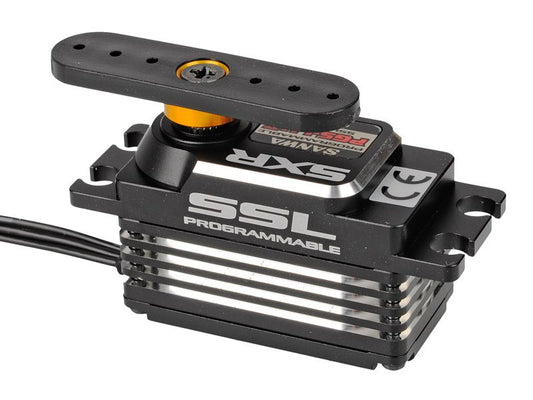 Sanwa SRG PGS-LH V2 Low Profile Servo 0,09sec/15,6kg für 1:10 Elektroautos