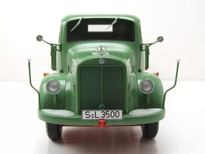 Schuco Mercedes - Benz L3500 Pritschen - LKW mit Plane - Green 1:18 Modell - Artexio