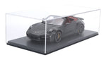 Schuco Porsche 992 Turbo S Cabriolet 2022 Agate Grey 1:18 Modell