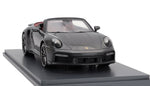 Schuco Porsche 992 Turbo S Cabriolet 2022 Agate Grey 1:18 Modell